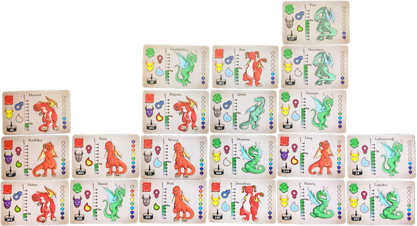Dragonistics Data Cards