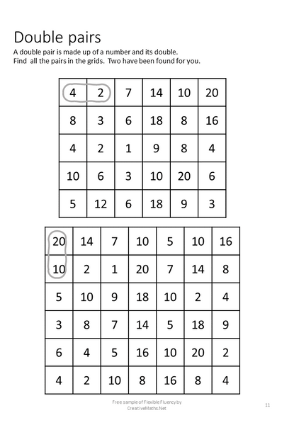 Flexible Fluency Free sample: Examples from the 2 to 10 series