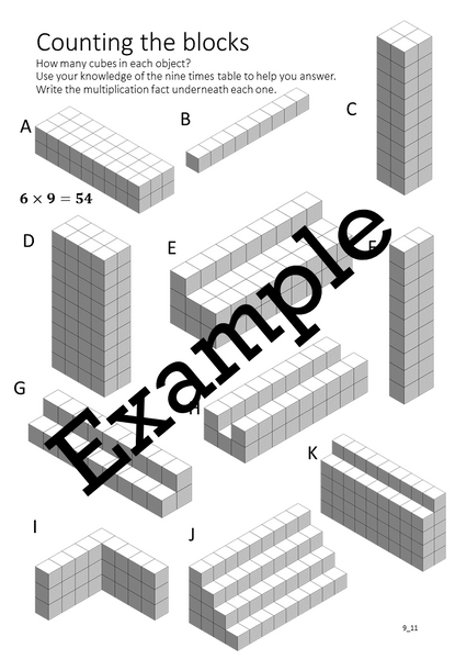 Flexible Fluency M9: Activity sheets for 9 times table. One teacher licence.