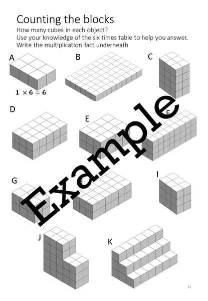 Flexible Fluency M6: Activity sheets for 6 times table. One teacher licence.