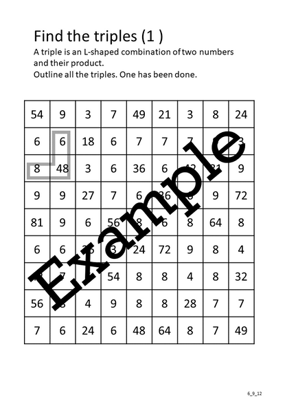 Flexible Fluency M6to9: Activity sheets for 6 to 9 times tables. One teacher licence.