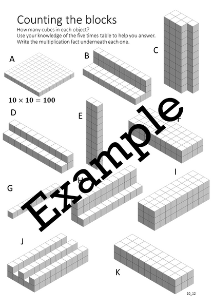 Flexible Fluency M10: Activity sheets for 10 times table. One teacher licence.