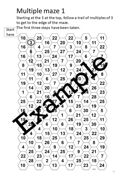 Flexible Fluency M3: Activity sheets for 3 times table. One teacher licence.
