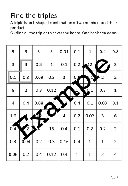 Flexible Fluency D1: Decimal Operations Activity sheets One teacher licence.