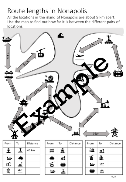 Flexible Fluency M9: Activity sheets for 9 times table. One teacher licence.