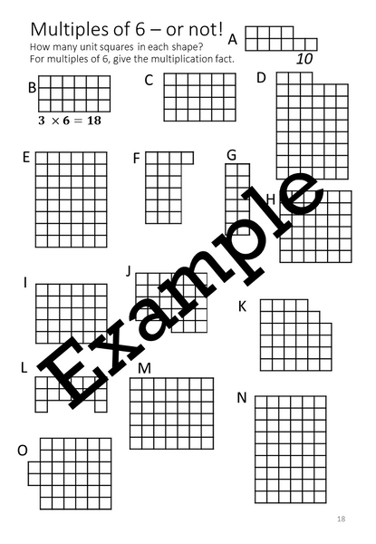 Flexible Fluency M6: Activity sheets for 6 times table. One teacher licence.