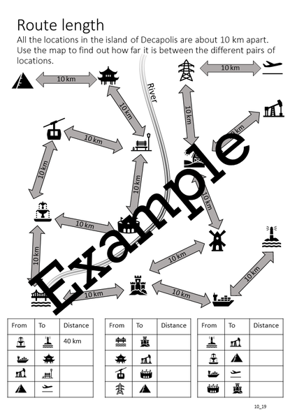 Flexible Fluency M10: Activity sheets for 10 times table. One teacher licence.