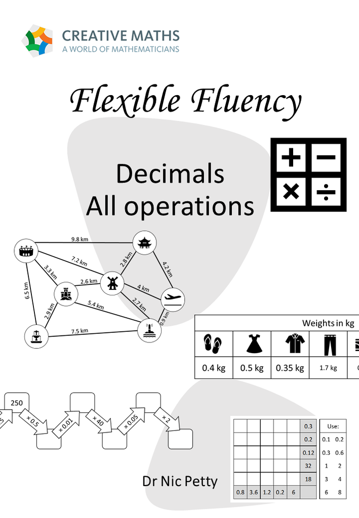 Flexible Fluency D1: Decimal Operations Activity sheets One teacher licence.