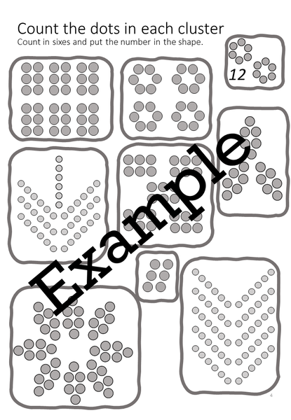 Flexible Fluency M6: Activity sheets for 6 times table. One teacher licence.