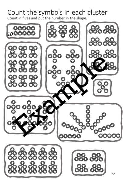 Flexible Fluency M5: Activity sheets for 5 times table. One teacher licence.