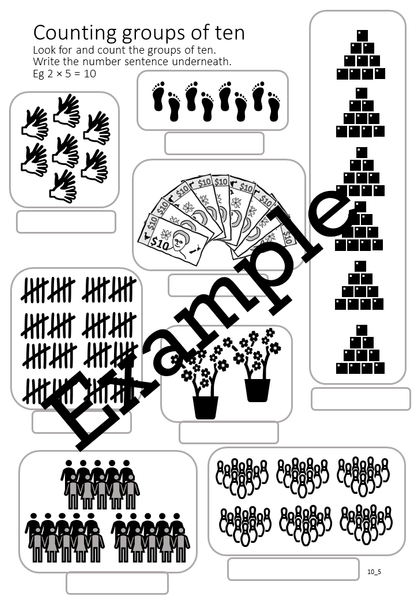 Flexible Fluency M10: Activity sheets for 10 times table. One teacher licence.