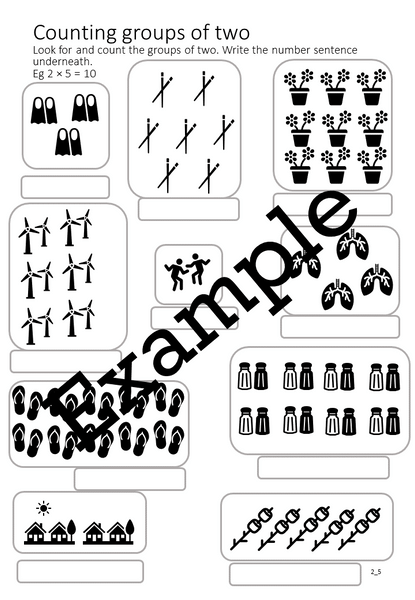 Flexible Fluency M2: Activity sheets for 2 times table. One teacher licence.
