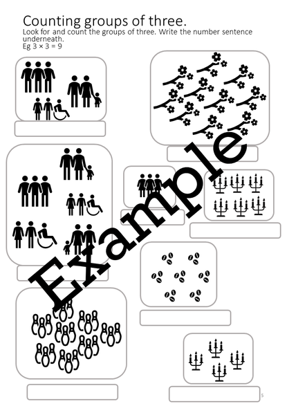 Flexible Fluency M3: Activity sheets for 3 times table. One teacher licence.