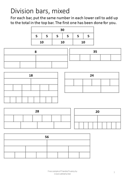 Flexible Fluency Free sample: Examples from the 2 to 10 series
