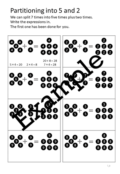 Flexible Fluency M7: Activity sheets for 7 times table. One teacher licence.