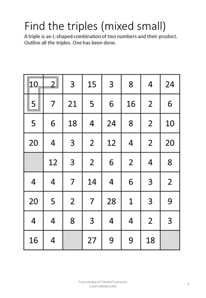 Flexible Fluency Free sample: Examples from the 2 to 10 series