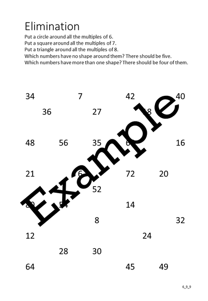 Flexible Fluency M6to9: Activity sheets for 6 to 9 times tables. One teacher licence.