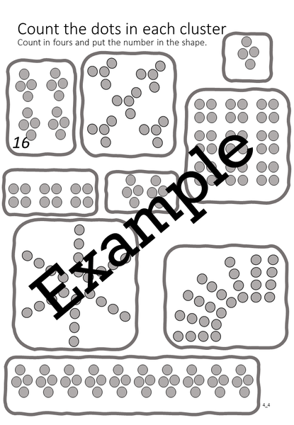 Flexible Fluency M4: Activity sheets for 4 times table. One teacher licence.